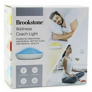 Brookstone Wellness Coach Light, Promotes Breathing Awareness, Better Sleep